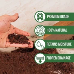 Envelor 1.75 Cu. Ft Potting Soil Plants Soil Coco Mix Coconut Coir For Plants - 50 Liter Bag -OUTSUNNY Sale Store GUEST 00038b95 d4a6 4c89 88f6 9e80d45cea31