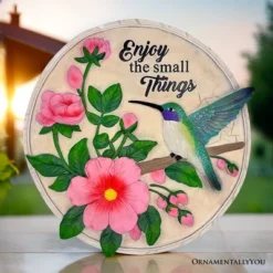 Enjoy The Small Things Hummingbird Stepping Stone, 9.5" Decorative Garden Appreciation Gift| OrnamentallyYou -OUTSUNNY Sale Store GUEST 034ce764 81c8 48b5 a177 0e2f5b4cf2b6