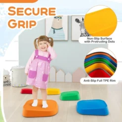 Costway 5 Pcs Balance Stepping Stones For Kids With Non-Slip Surface And Edging -OUTSUNNY Sale Store GUEST 04b1c9d3 c679 48e9 bc45 e2927a6aebbb