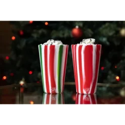 Silipint: Silicone 16 Oz Pint Glass Set, 2 Pack Peppermint & Poinsettia -OUTSUNNY Sale Store GUEST 058e3219 dc49 41d2 a1d5 f602b1474340