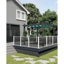 Acekool Aluminum Pergola With Retractable Canopy, Modern Outdoor Sun Shade Shelter -OUTSUNNY Sale Store GUEST 07b89dcb 63fa 4e26 9c20 2c6f1f200e86