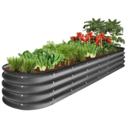 Best Choice Products 8x2x1ft Outdoor Metal Raised Oval Garden Bed, Planter Box For Vegetables, Flowers 15 Best Choice Products 8x2x1ft Outdoor Metal Raised Oval Garden Bed, Planter Box For Vegetables, Flowers -OUTSUNNY Sale Store GUEST 08093b70 0a70 4574 888a fdd2a1ce8bd1