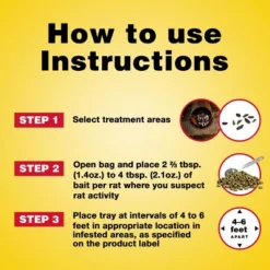 D-CON Loose Bait Pellet Bags - 8oz