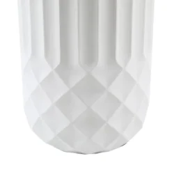 LuxenHome White 19" Tall Round MgO Planter -OUTSUNNY Sale Store GUEST 0a940a86 7446 425b 9a7d d71c848ff1c1