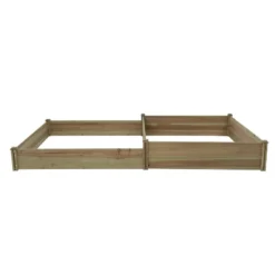 LuxenHome All Wood Two Sections Outdoor Raised Garden Bed Brown 13 LuxenHome All Wood Two Sections Outdoor Raised Garden Bed Brown -OUTSUNNY Sale Store GUEST 0b626edd ce7c 4bdf a4b0 8b2edf83d686