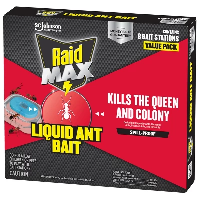 Raid Max Liquid Ant Baits Insecticides - 8ct 11 Raid Max Liquid Ant Baits Insecticides - 8ct - Image 11