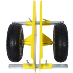 Flat Trolley,metal Flat Trolley With Pneumatic Wheels,600lb Capacity,yellow,for Heavy Equipment And Material Handling Of Drywall Panels -OUTSUNNY Sale Store GUEST 0c6d2bda 8c02 4079 bd24 3ead931c1a73