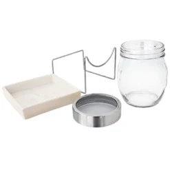 Tribest GEO Sprouting Jar System With Stainless Steel Rack And Ceramic Base Plate – Clear -OUTSUNNY Sale Store GUEST 0db44342 1f1d 4440 af90 29990d9b606e