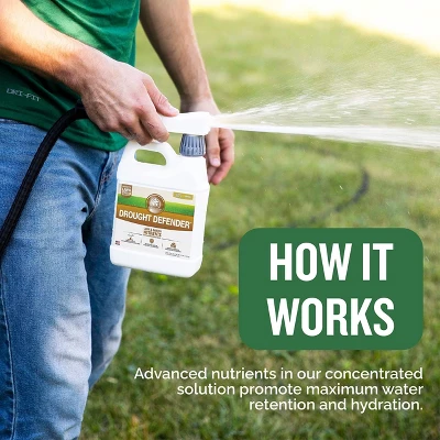 Turf Titan Drought Defender Hose End - Shields Heat And Nutrient Rich Plant Food - Ideal Summer Soil Liquid Fertilizer - 6,000 Sq Ft (32 Oz) 2 Turf Titan Drought Defender Hose End - Shields Heat And Nutrient Rich Plant Food - Ideal Summer Soil Liquid Fertilizer - 6,000 Sq Ft (32 Oz) - Image 2
