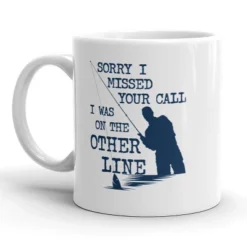 Crazy Dog Sorry I Missed Your Call I Was On The Other Line Mug Funny Fishing Coffee Cup - 11oz -OUTSUNNY Sale Store GUEST 10b190bd 17d5 46b2 bd71 32bcba067959