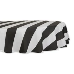 Dii Black Cabana Stripe Print Outdoor Tablecloth 60 Round 15 Dii Black Cabana Stripe Print Outdoor Tablecloth 60 Round -OUTSUNNY Sale Store GUEST 126ce9cc ffbe 452a b450 ce5244c86b84