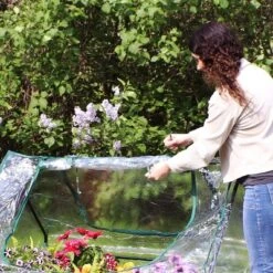 Sunnydaze Decor Sunnydaze Mini Greenhouse With 2 Zippered Side Doors - Clear -OUTSUNNY Sale Store GUEST 12e14fd0 697c 4b9e a039 fe38c6f55bec