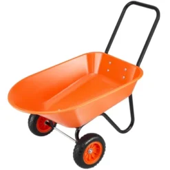 VEVOR Wheelbarrow Cart, 5 Cu. Ft. Load & 397 Lbs Capacity, 2 Wheels Garden Dump Cart, Garden Wagon With Handle &  10"  Wide Track Wheels -OUTSUNNY Sale Store GUEST 14a28c9a 0c68 4885 b910 730bd7e3d8c8
