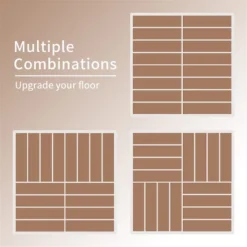 CLIHOME 12"x12" Square Composite Decking Tiles,Outdoor Patio Four Slat Plastic Interlocking Deck Tiles(Pack Of 36) 10 CLIHOME 12"x12" Square Composite Decking Tiles,Outdoor Patio Four Slat Plastic Interlocking Deck Tiles(Pack Of 36) -OUTSUNNY Sale Store GUEST 15acdfe3 5e2a 4b37 83ca fff9618df829