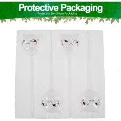 5 Star Super Deals Aqua Glass Plant Watering Cat Globes - Automatic Self Watering Drip Irrigation Ideal For Vacation Plant Care - 10" 6-7 Oz 4pc Set -OUTSUNNY Sale Store GUEST 15bc1285 63d0 4076 9083 4c215571123a