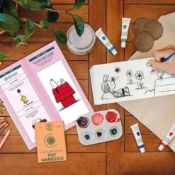 Garden Republic Jr. Peanuts Paint And Grow Starter Kit