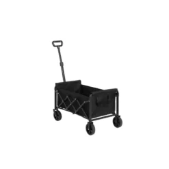 Lightweight Portable Heavy Duty Folding Beach Wagons With Wheels - Outdoor Utility Carts-Black -OUTSUNNY Sale Store GUEST 178446a0 43f0 45dd 8f77 36e1cc67b2e9