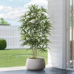 LuxenHome Rustic Indoor/Outdoor Planter – Round MgO Pot With Ribbed Texture 10 LuxenHome Rustic Indoor/Outdoor Planter – Round MgO Pot With Ribbed Texture -OUTSUNNY Sale Store GUEST 187baa8c ba49 4124 80b2 8b8f7d2e5d66