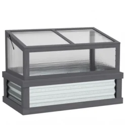 Outsunny Raised Garden Bed With Polycarbonate Greenhouse, Lean To Wooden Cold Frame Greenhouse, Flower Planter Protection, 41"x22.5"x28.25" 12 Outsunny Raised Garden Bed With Polycarbonate Greenhouse, Lean To Wooden Cold Frame Greenhouse, Flower Planter Protection, 41"x22.5"x28.25" -OUTSUNNY Sale Store GUEST 1c9eb3cb a313 4043 9779 ae7af7529d1e