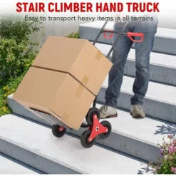 Acekool Stair Climbing Dolly, 2-in-1 Folding Hand Truck With 6 Wheels, Telescoping Handle, 330 Lbs Load For Stairs, Moving, Storage -OUTSUNNY Sale Store GUEST 1d10e73a e514 4dd6 91df 9aa3bb2cc0da