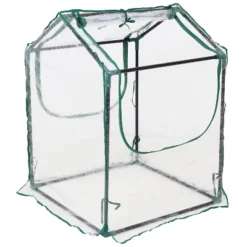 Sunnydaze Decor Sunnydaze Mini Greenhouse With 2 Zippered Side Doors - Clear -OUTSUNNY Sale Store GUEST 1fc8dbd4 3d04 4686 b6bd 35a66449e2f3
