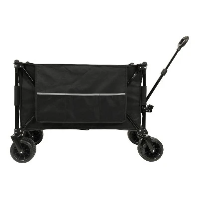 Collapsible Foldable Extended Wagon,480lbs Weight Capacity, Heavy Duty Folding Utility Garden CartBlack 5 Collapsible Foldable Extended Wagon,480lbs Weight Capacity, Heavy Duty Folding Utility Garden CartBlack - Image 5