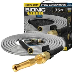 Bionic Steel Pro 304 Stainless Steel Metal Garden Hose With Brass Nozzle -OUTSUNNY Sale Store GUEST 21934887 fd52 4ecb a292 8affd14bfcfe