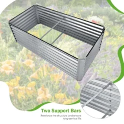 Costway Raised Garden Bed Large Metal Planter Box Kit For Vegetable Herb 6' X 3' X 2' -OUTSUNNY Sale Store GUEST 2470048f ed4e 46bd 87f3 70711b87098e