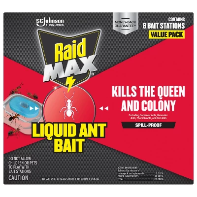 Raid Max Liquid Ant Baits Insecticides - 8ct 9 Raid Max Liquid Ant Baits Insecticides - 8ct - Image 9