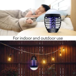 Dartwood Outdoor Bug Zapper - Waterproof, USB Rechargeable And Battery Powered Mosquito Killer, Insect Trap And Fly Swatter -OUTSUNNY Sale Store GUEST 2689694a 14c9 44fc b92c d30bab1ff602