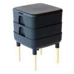 FCMP Outdoor The Essential Living Worm Composter 6 Gallon Resin Composting Bin System Indoor Modern Compost Storage W/2 Trays For Garden & Home -OUTSUNNY Sale Store GUEST 26c836bd b48a 434c 83e5 3274ddef9a2b