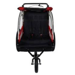2-in-1 Double 2 Seat With 5-point Safety Harnesses Bicycle Bike Trailer Jogger Stroller For Kids Children Foldable Collapsible W/Pivot Front Wheel -OUTSUNNY Sale Store GUEST 27753879 a187 4bad 8d35 2cdce5f47e7e