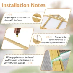 AMERLIFE Wooden Greenhouse, Pre-Assembled Solid Cedar Frame, Walk-in Design 12 AMERLIFE Wooden Greenhouse, Pre-Assembled Solid Cedar Frame, Walk-in Design -OUTSUNNY Sale Store GUEST 27b794cd 0b55 4d09 9a1b e15a892ea702