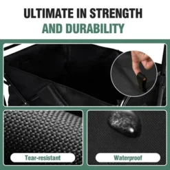 100L Collapsible Folding Beach Wagon Cart With 220Lbs Large Capacity, Wagons Carts Heavy Duty Foldable With Big Wheels For Sand, Garden, Camping 17 100L Collapsible Folding Beach Wagon Cart With 220Lbs Large Capacity, Wagons Carts Heavy Duty Foldable With Big Wheels For Sand, Garden, Camping -OUTSUNNY Sale Store GUEST 284ca754 7faa 403f 9837 b9761180b77a