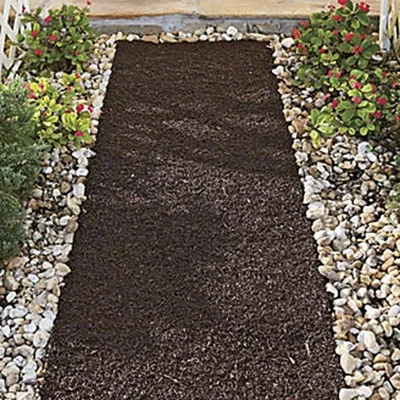 Reversible Rubber Mulch Landscaping Mat Red/Brown - Backyard Expressions 2 Reversible Rubber Mulch Landscaping Mat Red/Brown - Backyard Expressions - Image 2