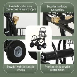 FDW Hose Reel Hold Up To 300 Ft Heavy Duty Garden Hose Reel For Garden Lawn Yard -OUTSUNNY Sale Store GUEST 2ea784a1 6ee5 4239 b144 d1d76b166326