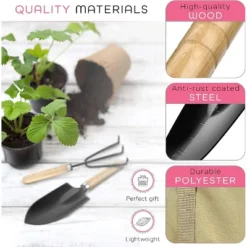 SCUDDLES Garden Tool Bag With Outdoor Hand Tools, Stainless Steel, Non-Slip Grip, Gloves, Tote - SCGB2 -OUTSUNNY Sale Store GUEST 2ec19f25 215f 479e a438 bf3c2bbf5557