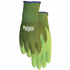 Bellingham Bamboo Gardener Gloves, Natural Rubber Palm, Green, Size Small (1 Pair) -OUTSUNNY Sale Store GUEST 322cbfa0 a179 429e 8126 0e26b7392118