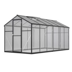 Greenhouse For Outdoors, Walk In Greenhouse With Lockable Door, Ventilation Window And Aluminum Frame For Backyard Balcony Garden Sunroom 18 Greenhouse For Outdoors, Walk In Greenhouse With Lockable Door, Ventilation Window And Aluminum Frame For Backyard Balcony Garden Sunroom -OUTSUNNY Sale Store GUEST 35e76639 26c8 4f80 b6c8 727d7950b7af