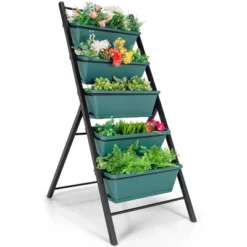 Costway 5-tier Vertical Garden Planter Box Elevated Raised Bed W/5 Container -OUTSUNNY Sale Store GUEST 3ea0644a 265b 4039 82d5 de87b22fb7c1