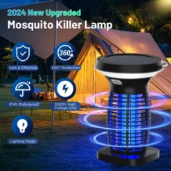 Aukfa Bug Zapper Outdoor, Mosquito Zapper Outdoor Waterproof 4200V Fly Trap Indoor For Home Backyard, Patio, Garden, Camping -OUTSUNNY Sale Store GUEST 424d6766 80df 401f a770 a024d0835553