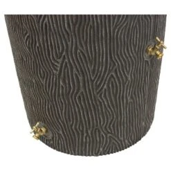 Impressions Bark 50 Gallon Rain Saver - Oak - Good Ideas
