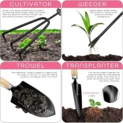 SCUDDLES Garden Tool Bag With Outdoor Hand Tools, Stainless Steel, Non-Slip Grip, Gloves, Tote - SCGB2 -OUTSUNNY Sale Store GUEST 438f8752 ed71 4b34 92a8 c15ec0aed9ad