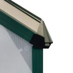 Outsunny Aluminum Greenhouse Polycarbonate Walk-in Garden Greenhouse Kit With Adjustable Roof Vent, Rain Gutter And Sliding Door -OUTSUNNY Sale Store GUEST 439fd7ea 2e15 4491 bd86 3ebf9e87d368
