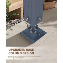 Acekool Aluminum Pergola With Retractable Canopy, Modern Outdoor Sun Shade Shelter -OUTSUNNY Sale Store GUEST 46899a91 b3ff 4260 a503 4b9895ca5478