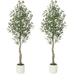 Faux Olive Tree With Moss And Planter Pot, Realistic Olive & Leaves Artificial Tree Tall Plants For Home Yard Office Decor Indoor Outdoor 20 Faux Olive Tree With Moss And Planter Pot, Realistic Olive & Leaves Artificial Tree Tall Plants For Home Yard Office Decor Indoor Outdoor -OUTSUNNY Sale Store GUEST 4800b896 ab82 4d43 ad14 240a20143478