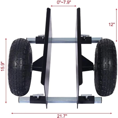 Acekool Adjustable Door Dolly, 600lbs Capacity Panel Cart With 2 Pneumatic Wheels, Clamp Grip For Drywall, Doors, Heavy Appliances 1 Acekool Adjustable Door Dolly, 600lbs Capacity Panel Cart With 2 Pneumatic Wheels, Clamp Grip For Drywall, Doors, Heavy Appliances