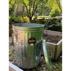 Behrens 20gal Galvanized Steel Composter Can With Lid -OUTSUNNY Sale Store GUEST 4be88a76 05aa 4ab8 b255 1349ae26a6de