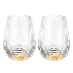 Unique Bargains Diamond Surface Polystyrene Lightweight Shot Glasses 2 Pcs -OUTSUNNY Sale Store GUEST 4e35a3f4 513c 40be 83fd e2d3d0c211f2