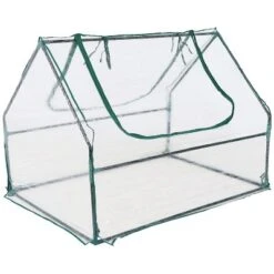 Sunnydaze Decor Sunnydaze Mini Greenhouse With 2 Zippered Side Doors - Clear -OUTSUNNY Sale Store GUEST 4fab0722 99c9 4cbb bf0b d0aa0b10db34